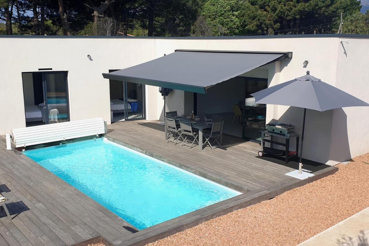 Villa Rossa 6 Pers Dans Residence Avec Piscine Chauffee Privee Lecci Eksteriør billede